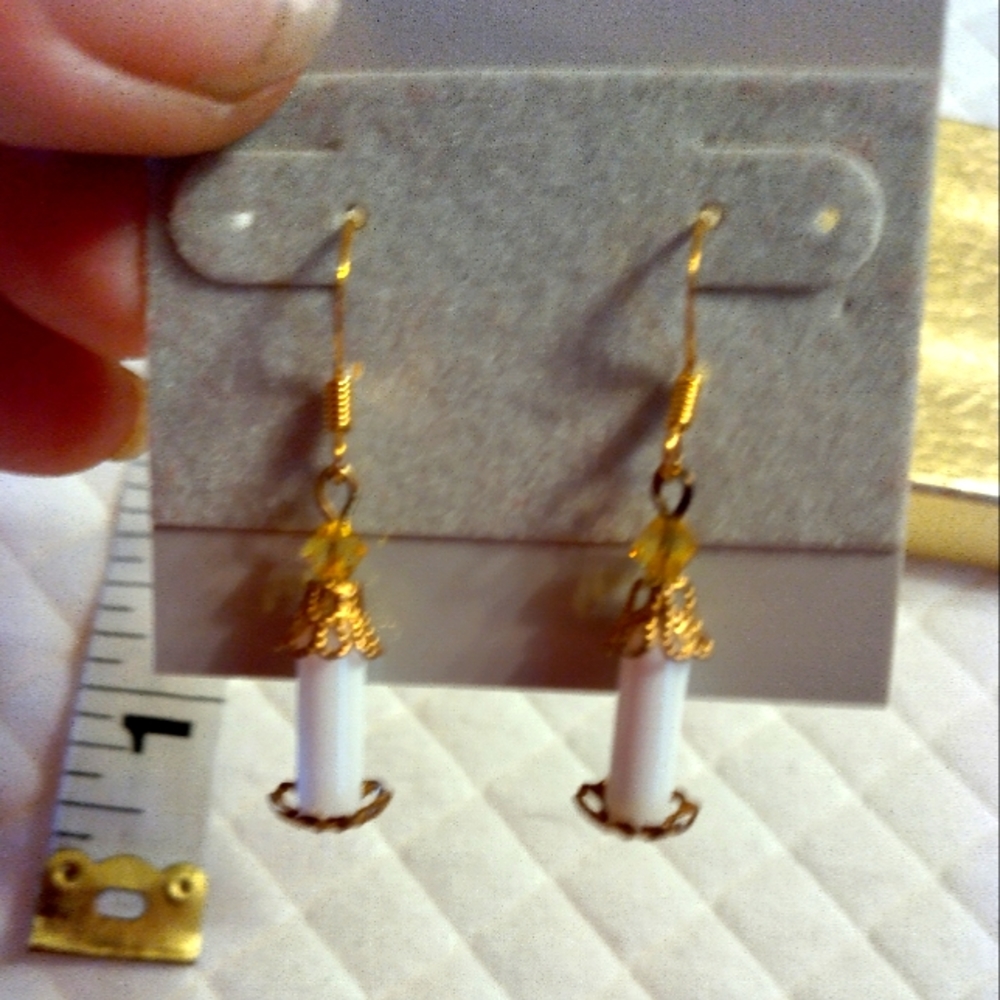 Holiday Candlestick Earrings